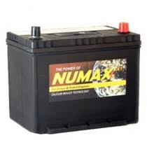 Аккумулятор Numax 65Ач 570А 12V обратная полярность Азия 75D23L размер 230*168*220