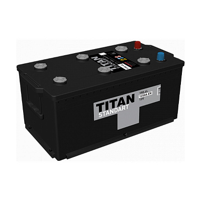 190Ач/1100А/12V/пп/Конус/-/ TITAN /CLASSIC/RUS/-/513*225*218