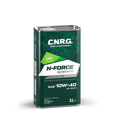 Масло моторное C.N.R.G. N-Force System 10W40 Плсин 1л