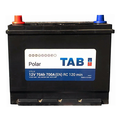65Ач 650А 12V оп Азия - TAB Polar - 230*173*220