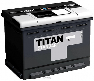 75Ач 650А 12V оп Евро(К) - аккумулятор TITAN STANDART RUS - 276*175*190