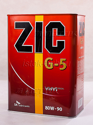 Масло трансмиссионное ZIC G5 80W90, 4л