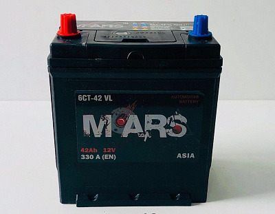 Аккумулятор 50Ач 450А 12V пп Азия - Mars Asia - 237*134*225