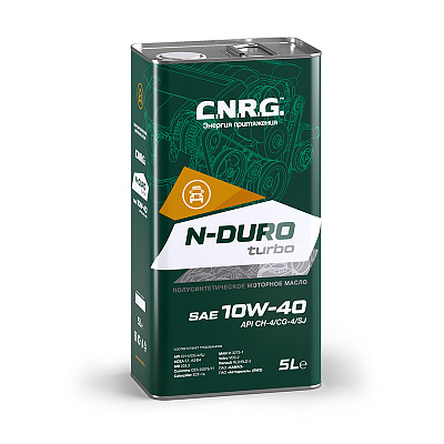 МАСЛО МОТОРНОЕ C.N.R.G. N-Duro Turbo 10W40 Плсин 5л